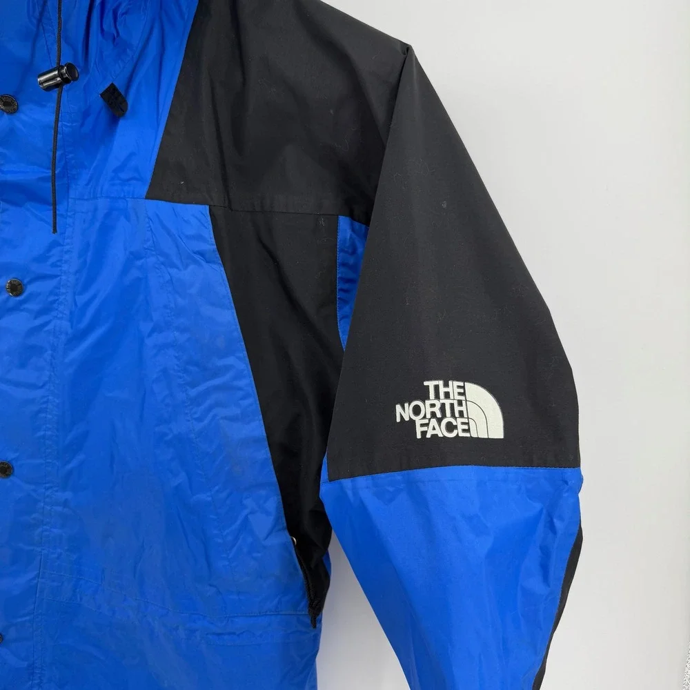 Vintage The North Face Mountain Light Jacket Mens M Blue Black Gore-Tex USA Made